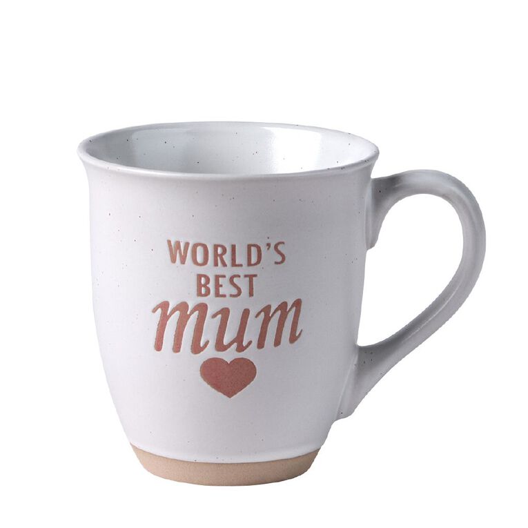 Living & Co World's Best Mum Mug Pink, , hi-res