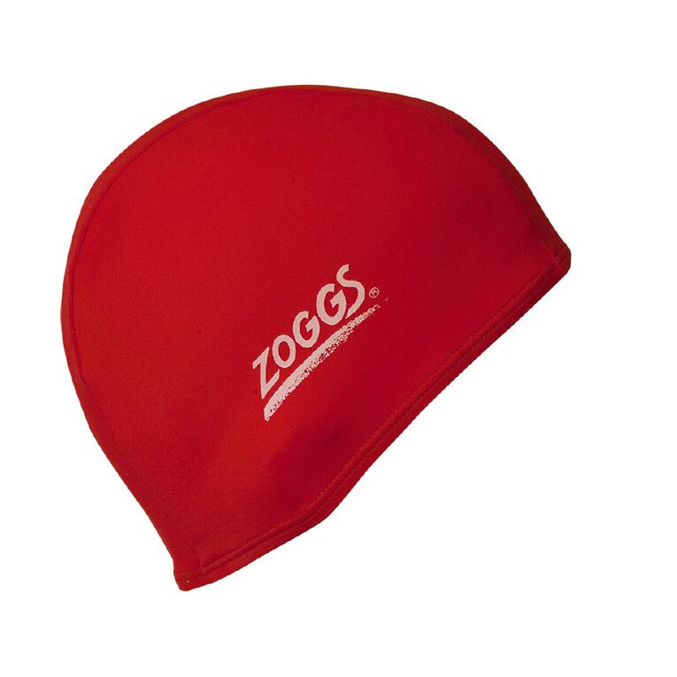 Zoggs Junior Deluxe Stretch Swimming Cap Assorted, , hi-res