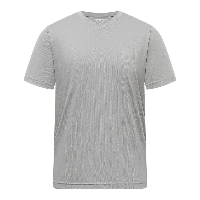 Active Intent Men's Cooldry Tee, Grey, hi-res