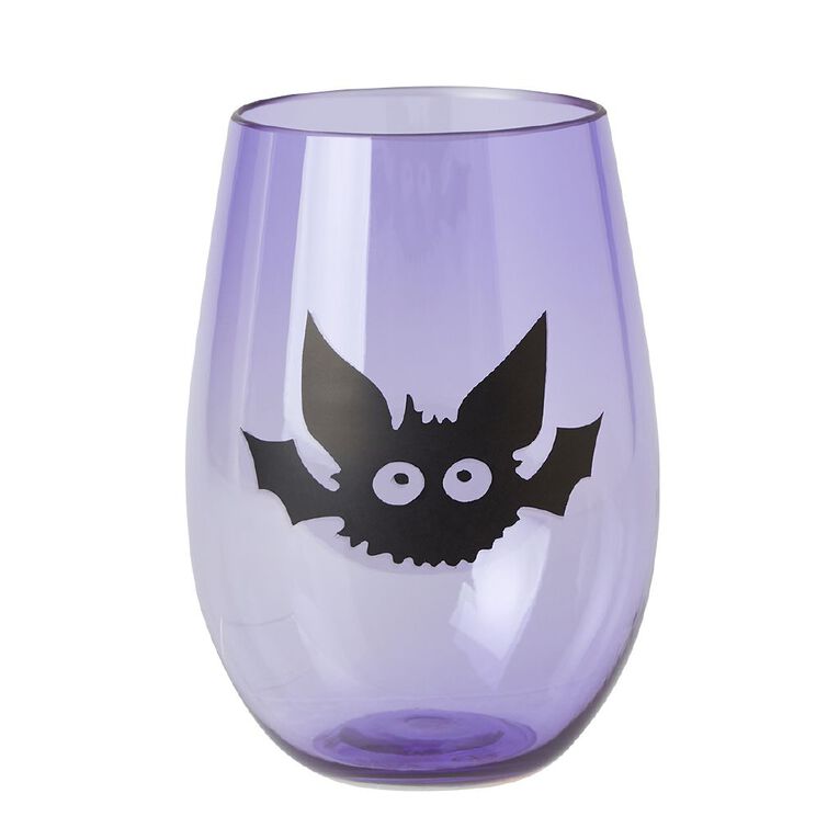 Scarehouse Halloween Plastic Stemless Wine Glasses Assorted, , hi-res