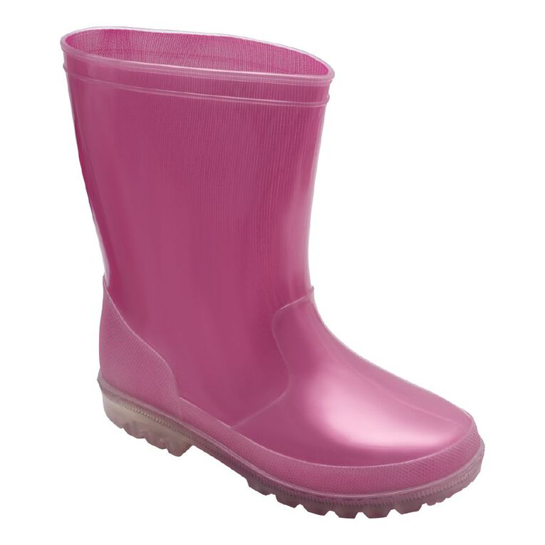 Young Original Senior Kids' Essential Gumboots, Pink, hi-res