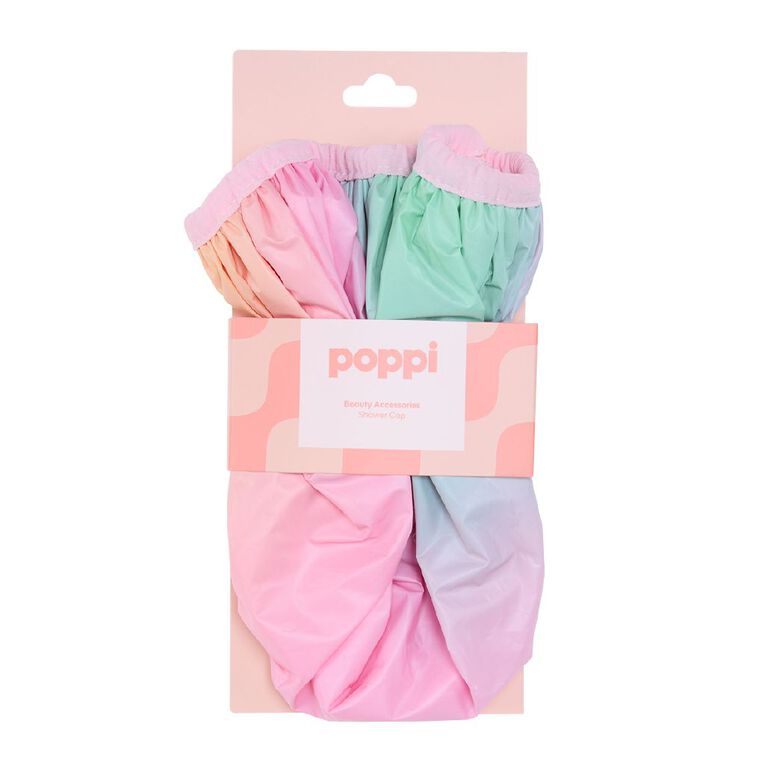 Poppi Shower Cap Rainbow, , hi-res
