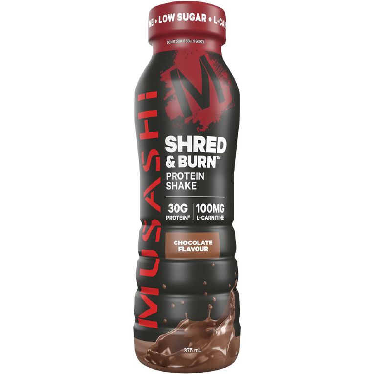 Musashi Shred And Burn Chocolate 375ml, , hi-res