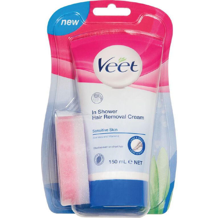 Veet In Shower Hair Removal Cream 150ml The Warehouse