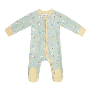 Winnie the Pooh Babies' 2 Way Zip All-in-One