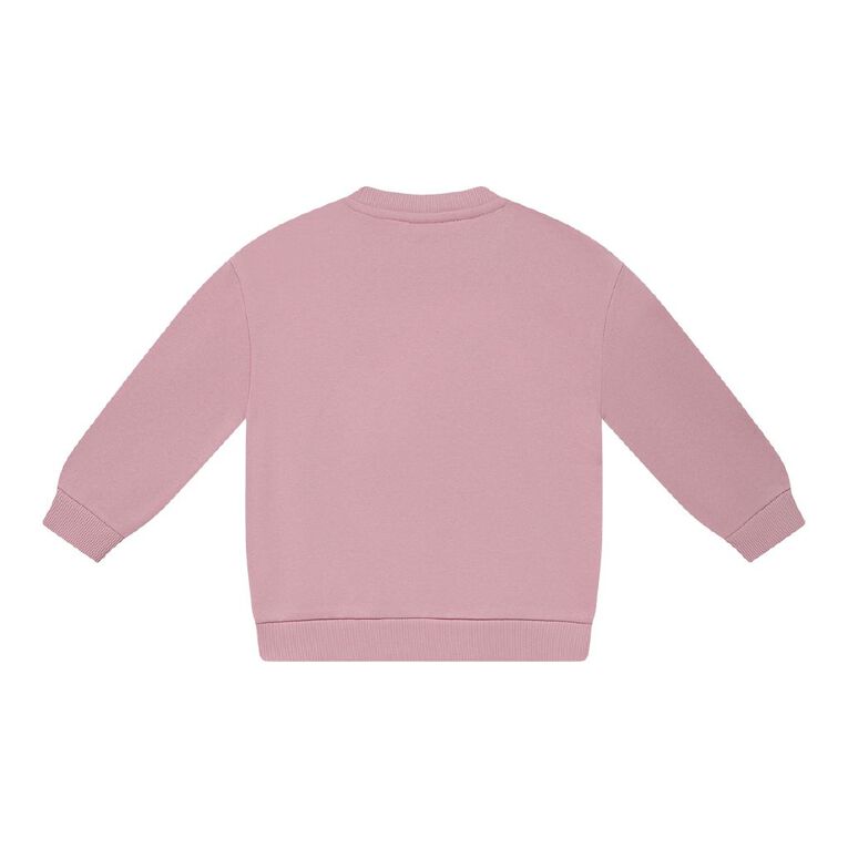 Young Original Plain Crew Sweat, Pink Mid, hi-res