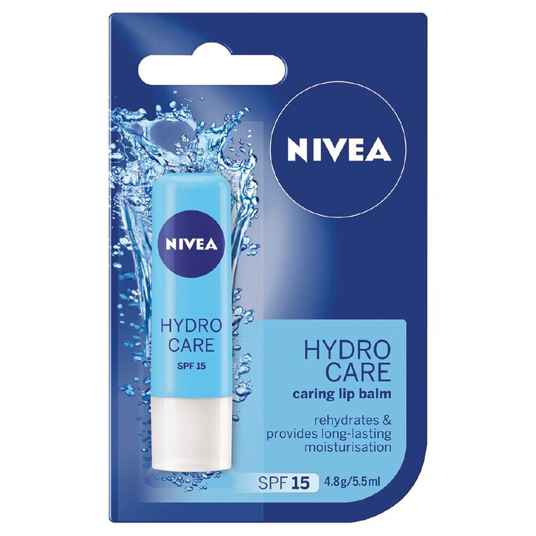 nivea care hydro lip balm 4 8g