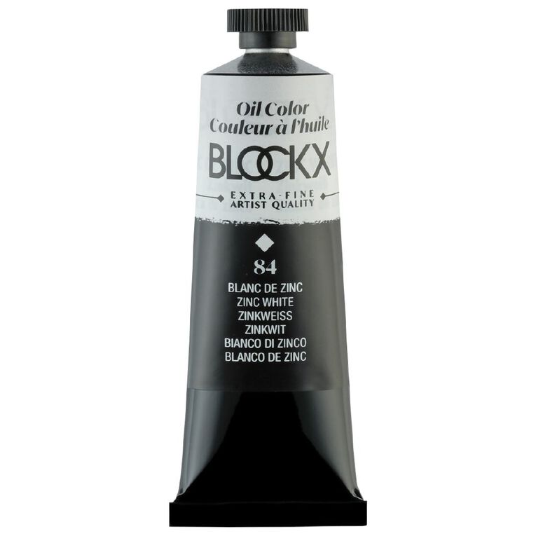 BLOCKX Oil Tube 35ml 84 Zinc White White, , hi-res