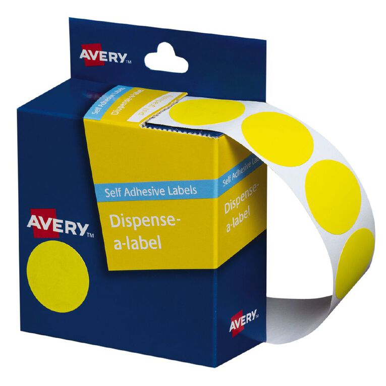 Avery Dispenser Dot Labels Yellow 500 Labels Yellow Mid The Warehouse avery-dispenser-dot-labels-yellow-500-labels-yellow-mid-the-warehouse
