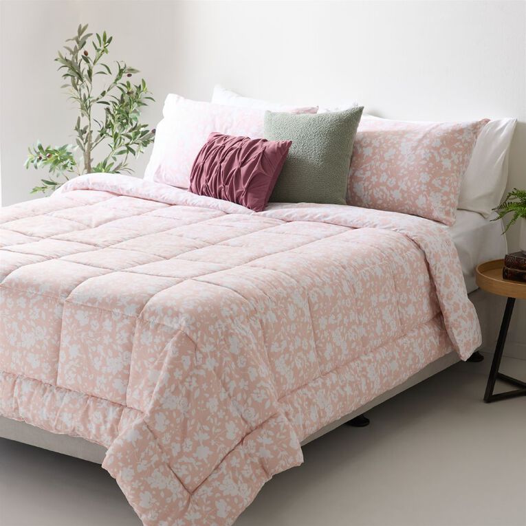 Living & Co 3 Piece Comforter Set Celeste Multi-Coloured Queen, , hi-res