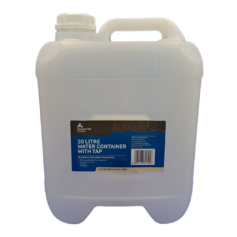 Navigator South Water Container complete with Dispensing Tap 20L, , hi-res