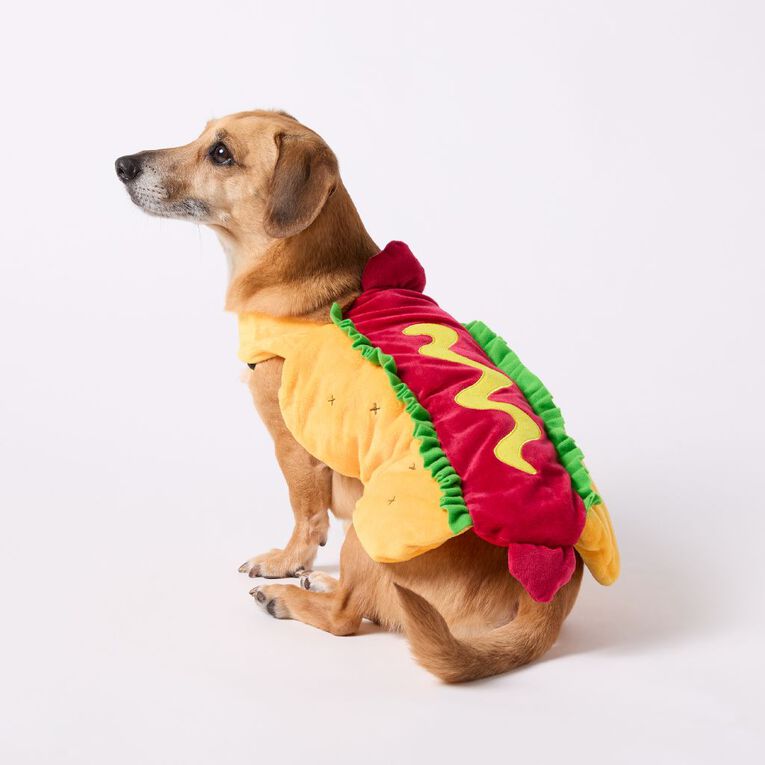 Scarehouse Hotdog Pet Costume One Size One Size, , hi-res
