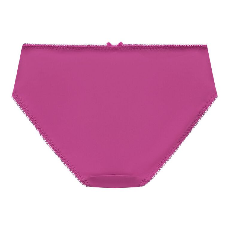 H&H Women's Belle Bikini Briefs, Pink Mid, hi-res