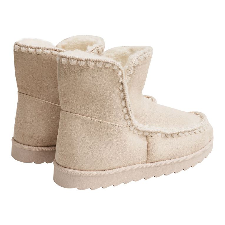 H&H Women's Bannie Slipper Boots, Natural, hi-res