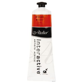 Atelier S2 Acrylic Paint Vermillion Red 80ml