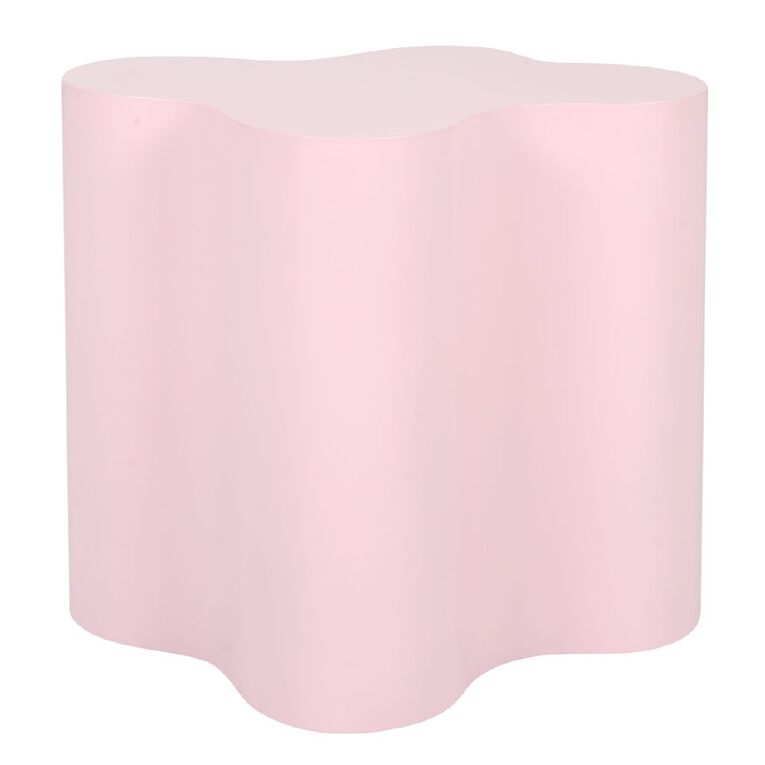 Living & Co Curve Side Table Pink, , hi-res