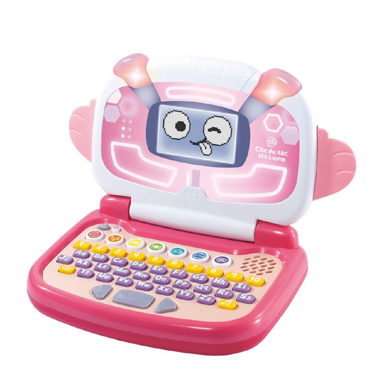 Leap Frog Clic ABC 123 Laptop Pink, , hi-res