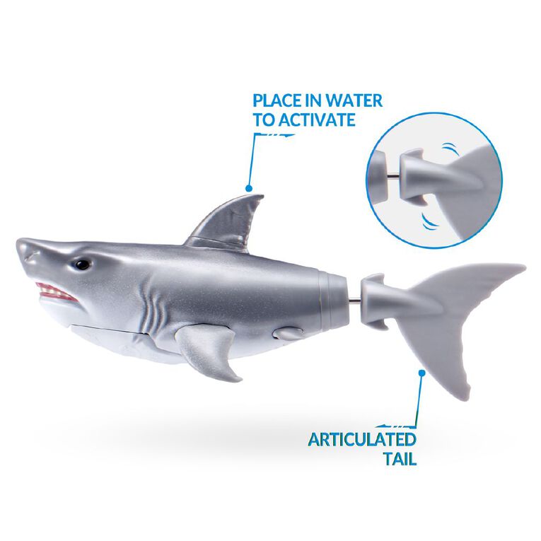 Zuru Robo Alive Water Activated Swimming Shark Series 1, , hi-res