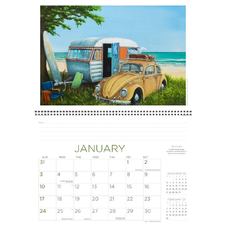Easy2C 2027 Art of Graham Calendar, , hi-res