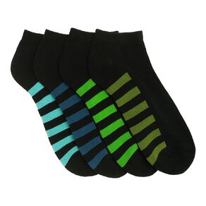 Active Intent Men's Low Cut Cushioned Sports Socks 4 Pack