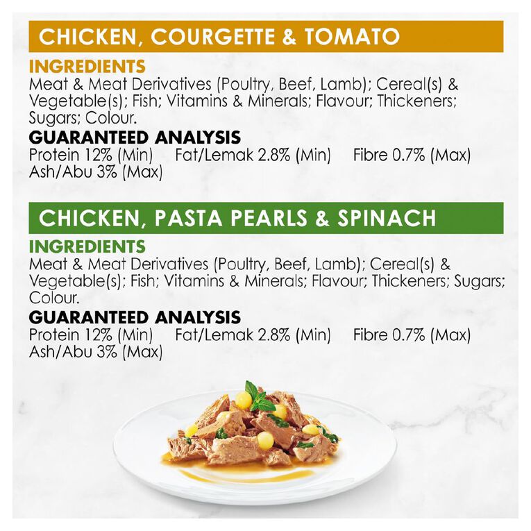 Fancy Feast Inspirations Chicken & Chicken Wet Cat Food 12 x 70g, , hi-res