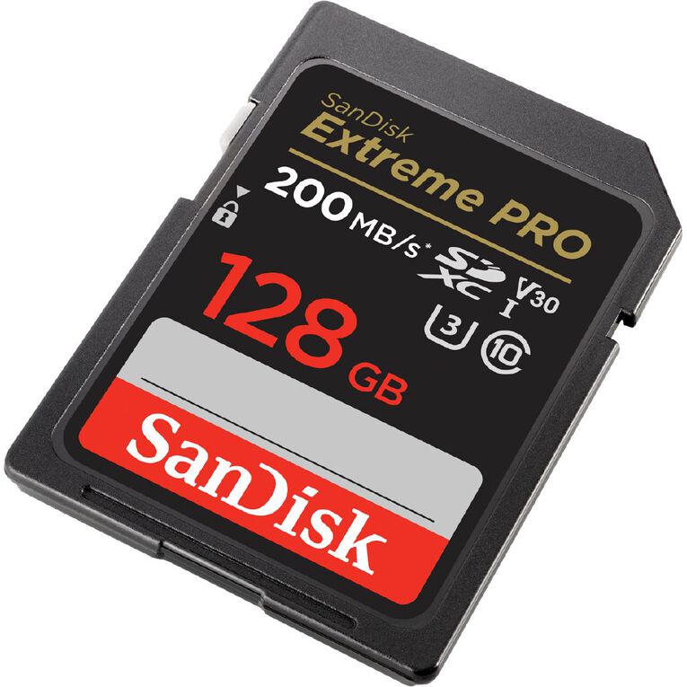 Sandisk Extreme Pro 128GB SD Card, , hi-res