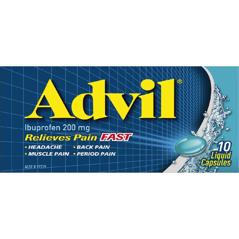 Advil Liquid Capsules 10 Pack, , hi-res