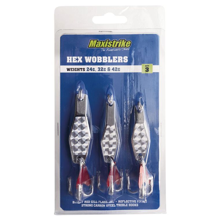 Maxistrike Hex Wobbler Multi Pack 24g 32g 42g, , hi-res