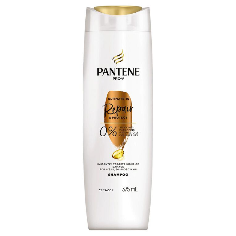 Pantene Ultimate 10 Repair & Protect Shampoo 375ml, , hi-res