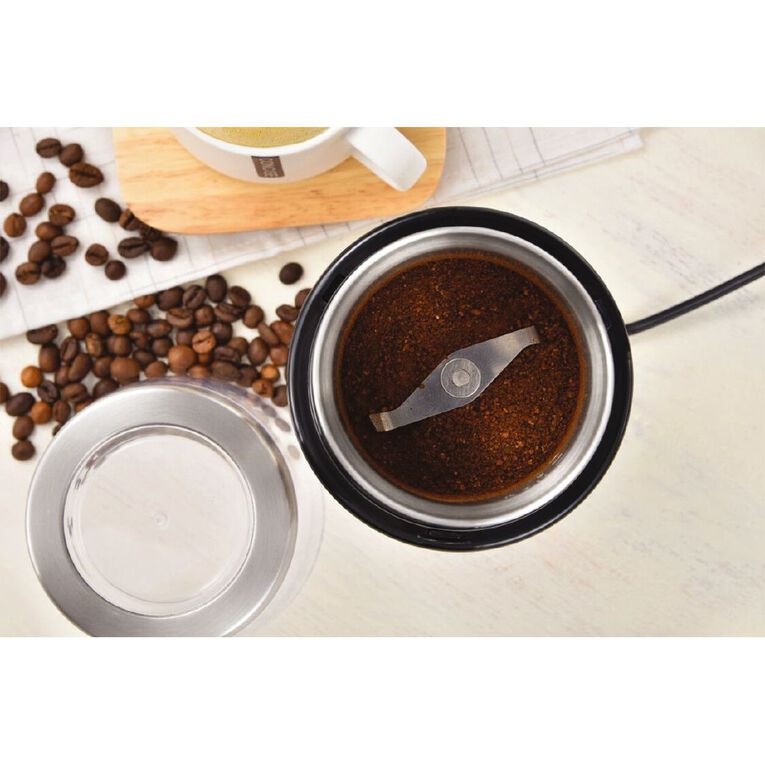 Living & Co Coffee & Spice Grinder Silver, , hi-res