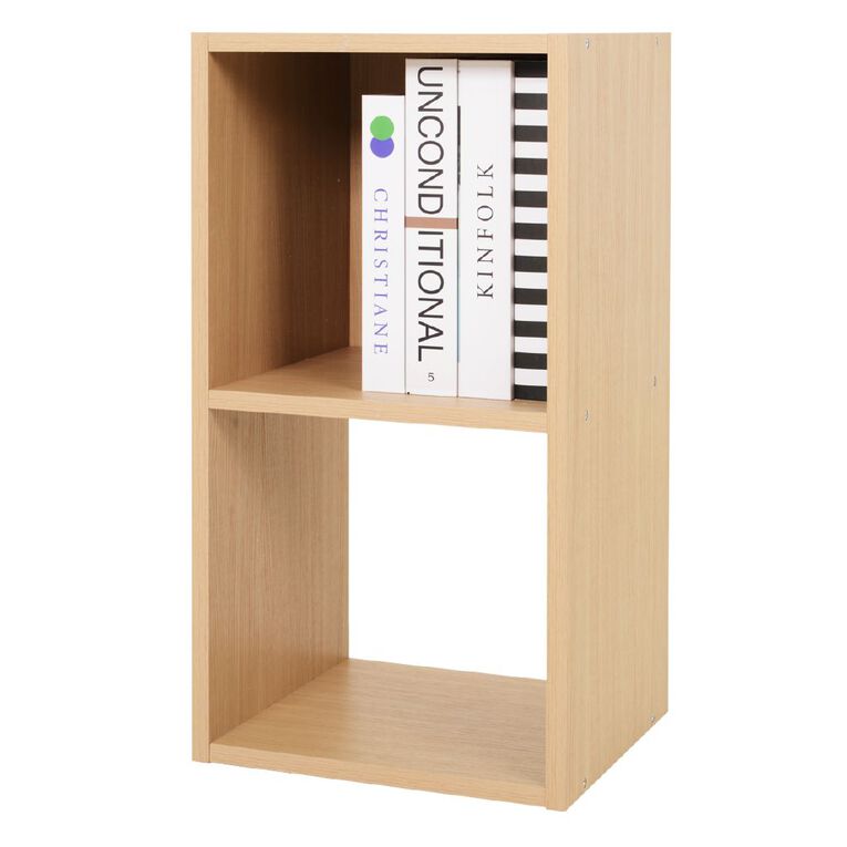 Living & Co Mason 2 Cube Storage Oak, , hi-res
