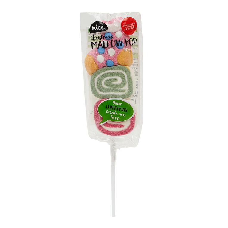 Nice Christmas Mallow Pop 40g, , hi-res