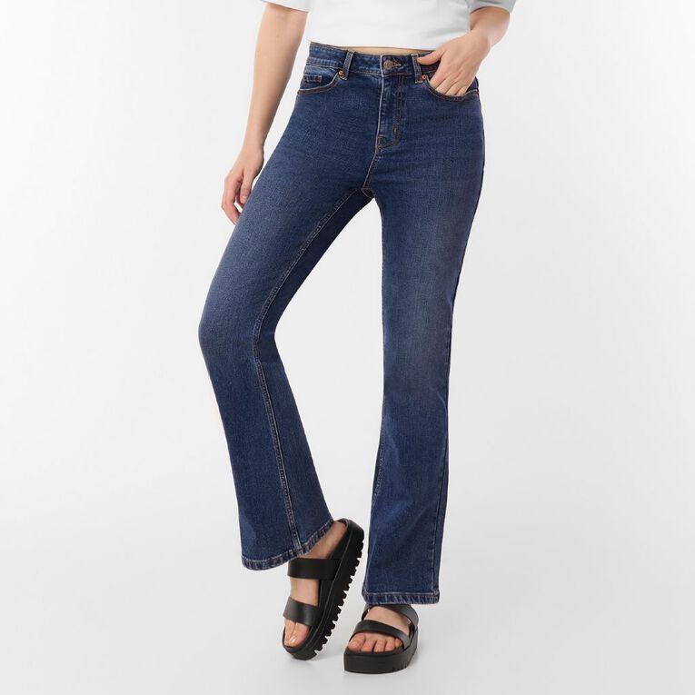 H&H Women's Mid Rise Bootcut NEW, Denim Mid, hi-res