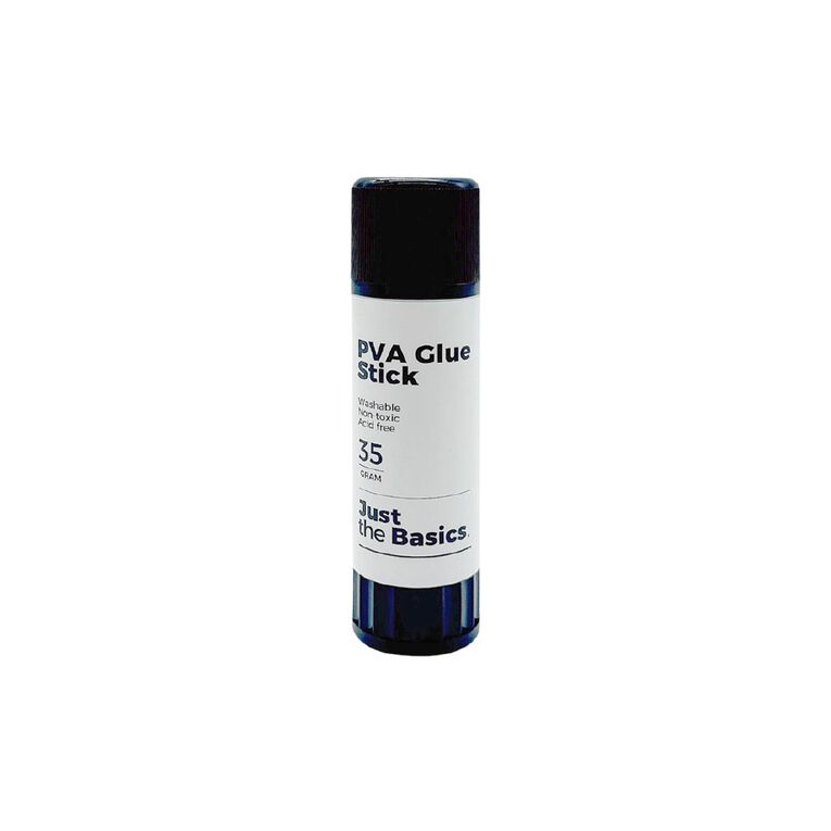Just the Basics Glue Stick PVA 35gm, , hi-res