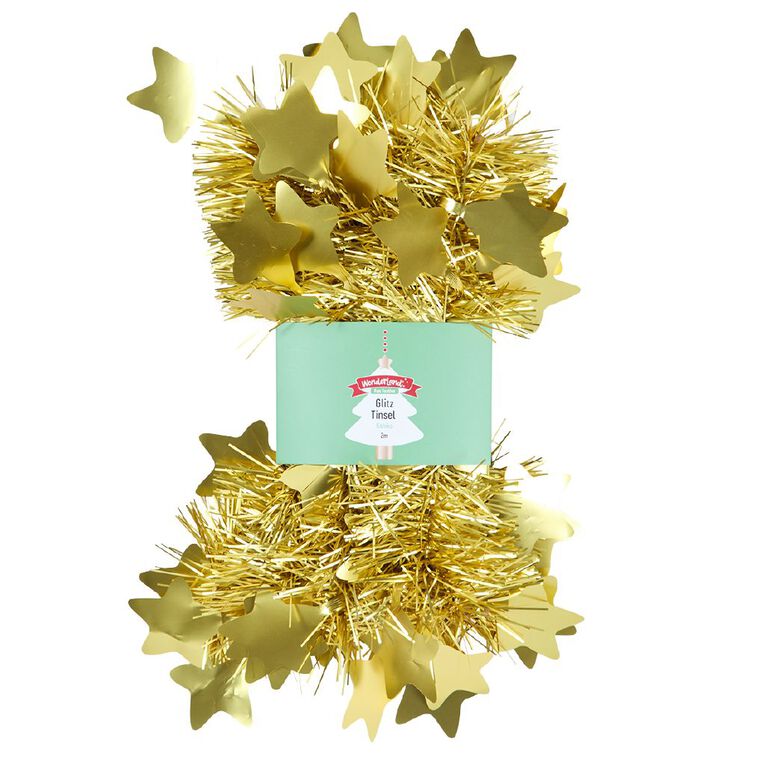 Wonderland Glitz Tinsel 2m Assorted 2m, , hi-res