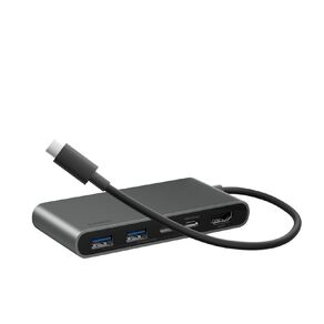 Belkin Connect USB-C 5-Port Hub With Dual USB-C Ports Grey
