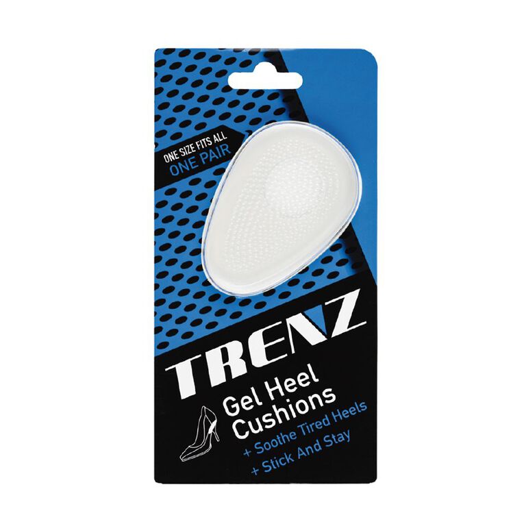 Trenz Gel Heel Cushion, White, hi-res