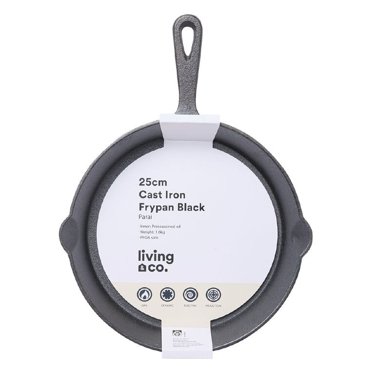 Living & Co Cast Iron Frypan, , hi-res