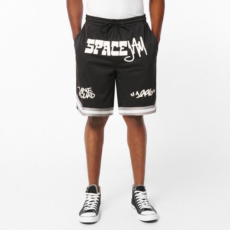 Warner Bros. Men's Basketball Shorts, Black, hi-res