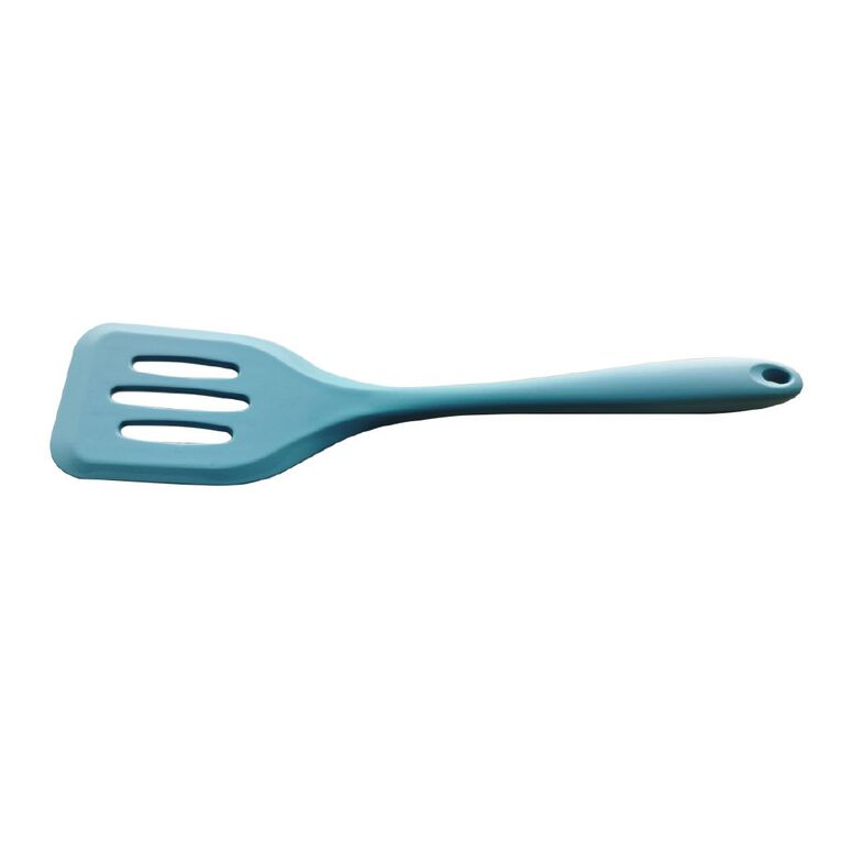 Living & Co Silicone Slotted Turner Blue, , hi-res