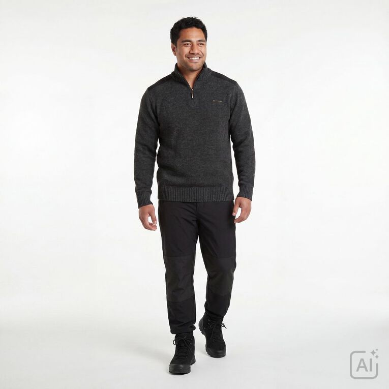 Back Country Adults' Wool Jumper, Grey Dark, hi-res
