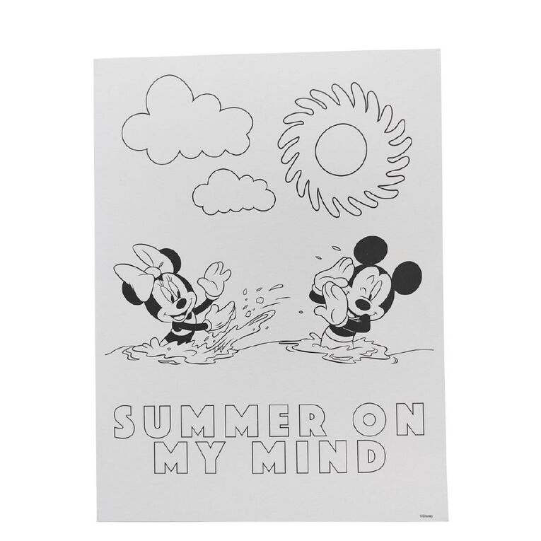 Mickey Mouse and Friends Art Canvas Paint Set, , hi-res