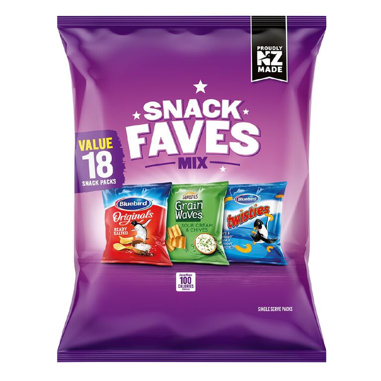 Bluebird Snack Faves Mix 18 Pack#, , hi-res