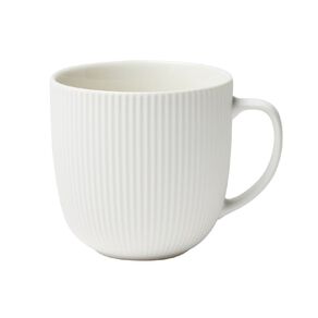 Living & Co Omaha Ribbed Mug White