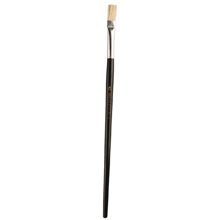 DAS 8 Hog Bristle Flat Brush Beige, , hi-res