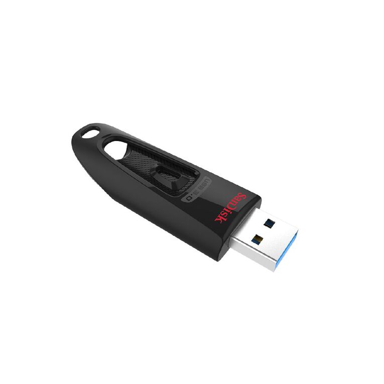 Sandisk Ultra USB 3.0 Flash Drive CZ48 256GB Black Black, , hi-res