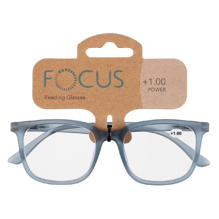 Focus Reading Glasses Harper +1.00 Grey Light, , hi-res