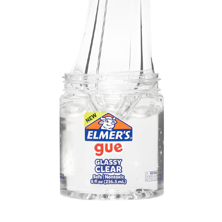 Elmer's Gue Premade Slime Glassy Clear Jar, , hi-res