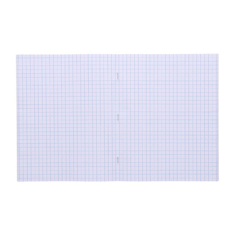 WS Exercise Book 1E4 7mm Quad 28 Leaf Blue, , hi-res