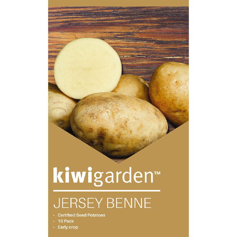 Kiwi Garden Seed Potato Jersey Benne 10 Pack, , hi-res